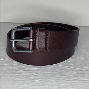 Men’s Vineyard Vines Brown Leather Belt Size 30